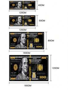 1pc 50 100 Dollar, 50 100 200 500 Pound Coin Creative Sofa Blanket, Coffee Table Mat, Suitable For Kitchen, Bedroom, Living Room, Multiple Sizes, Blue, Pink, Black, Gray, Yellow, High-End Printed Washable Carpet, Bedroom Decor, Room Decor, Small Rug, Blanket, Outdoor Mat, Garden Mat, Living Room Carpet, Plush Carpet, Thickened Carpet, Thick Carpet, Fluffy Carpet, Thickened Carpet, Fleece Carpet, Autumn/Winter Carpet, Thickened/Plush - Nhiều màu - Xem 3