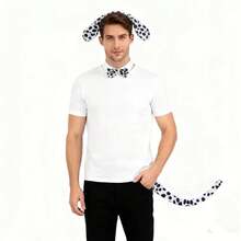 3pcs New Puppy Headband Animal Headpiece, Cross-Border Christmas Source, Dalmatian Dog Ear Headband - Multicolor - View 6