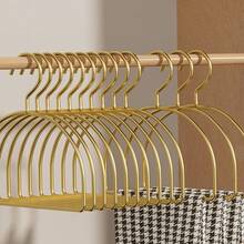 5pcs/10pcs Gold Metal Scarf, Tie, Shawl, Headband Hangers - Gold - View 3