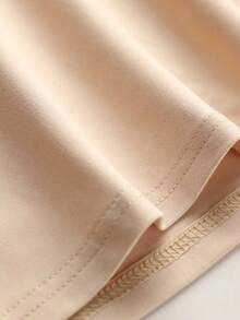 Boys' Oversized Graphic Tee, Racing Car Line Art Print, "RACING" & "SPEED IS FAITH" Slogan, Casual Loose Fit T-Shirt, For Back To School, Racing Events, Daily Leisure, Summer Wear - Apricot - View 6