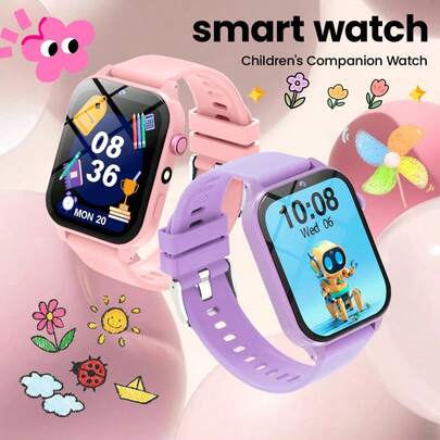 2026 New Children's Smart Watch, Children's Game Watch, 128 Fun Games, 1.83 Inch Touch Screen, Ultra Low Power Chip, Step Counter, Taking Photos, Flashlight, Sleep Monitoring, Alarm Reminder, Camera, Album, Game, Calendar, Step Counting, Countdown, Calculator, Stopwatch, Flashlight Light, HOT Best Gifts For Children,