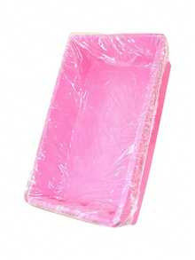 10/50 Pcs Pet Cage Toilet Mat, Rabbit Cage Bird Cage Disposable Universal Plastic Chassis Film Cover, Cat Litter Bag, Dog Toilet Pee Pad, Cleaning Mat Cover - White - View 3