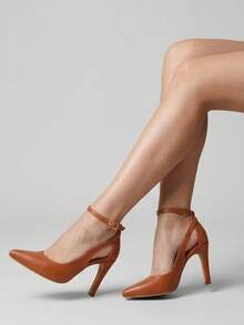 MODARPE Women Heeled Sandals - Óxido marrón - Ver 1