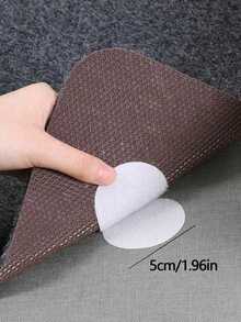 5/10/50pcs Round Floor Mat Stickers, Random Delivery - Apricot - View 2