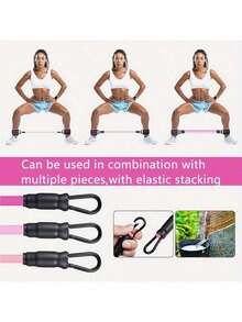 Adjustable Ankle Strap, 3 Different Resistance Levels Ankle Resistance Bands - Multicolor - View 2