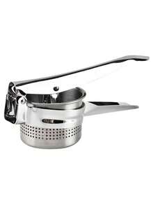 Stainless Steel Potato Masher, Rice Masher - Potato Masher, Potato Ricer, Lemon Juicer And Vegetable Crusher, With Non-Slip Handle - Easy To Mash And Prepare Rice, Fruits And Vegetables Manual Kitchen Tool - Potato Masher - View 5