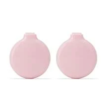 Soft Foldable Mirror Purse Brush - Baby Pink - View 7