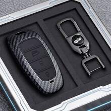 ABS Carbon Fiber Car Key Fob Cover Fit For Sonata Sel Ev 6 Ev 8 IONIQ 5 Nexo DN8 Fe Tucson Sonata Staria NX4 IONIQ - 3 Keys - View 17