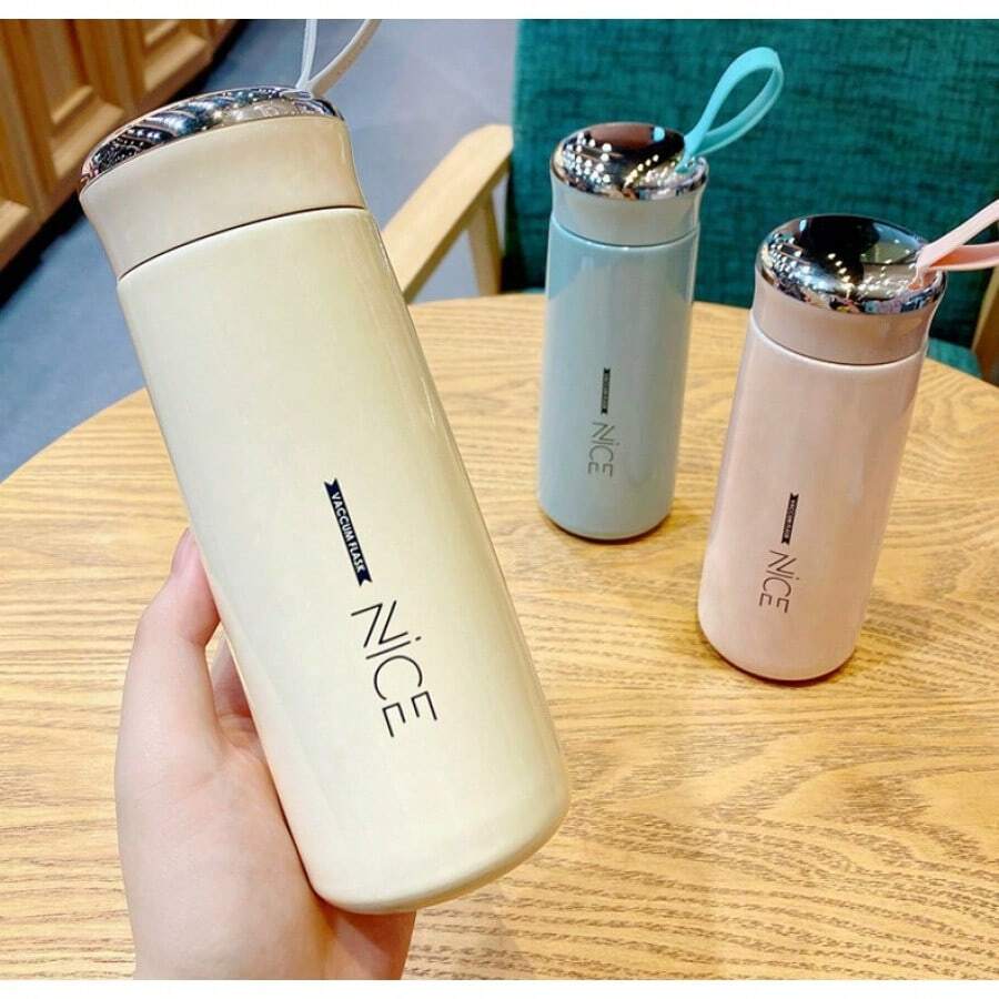 Fashionable Nisi Double-Layer Glass Insulated Water Bottle, Minimalist & Practical Cup, Holiday Gift