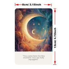 52-Card Deck Cosmic Truth Cosmic Answer Oracle Cards, Spiritual Guidance, Manifestation, Inner Awakening And Insight Mini Divination Tool For Meditation, Yoga, Mindfulness, Healing, Positive Thinking, Self-Discovery And Daily Inspiration - Oracle Card Universe - View 4