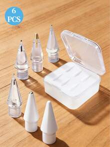 防震触控笔替换笔尖,兼容 Apple Pencil Pro,升级版笔尖兼容 Apple 第二代/第一代 USB-C 接口,以及蜡笔式数位笔,针状笔尖带笔盒,专业触控笔套装,送给母亲、家人、朋友的礼物,生日、节日笔配件,复活节春季生日礼物 - 彩色 - 查看 16