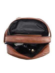 Women's Functional Backpack Suitable For Daily Commute And Travel - Brown - View 8