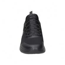 SKECHERS | Skechers Summits High Range Women's Slip-In Sneakers – Black Slip-On Shoes – Hands-Free Slip-Ins – Air-Cooled Memory Foam – Adaptive Closure – Machine Washable – Vegan – Model 403833L-BBK - Black - View 3