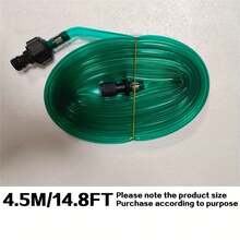 Bộ 1 đầu phun và ống tưới nhỏ giọt, được làm từ nhựa PVC nhẹ và dẻo với thiết kế chống rò rỉ, phun sương tiết kiệm 70% nước, thích hợp cho bạt nhún, bãi cỏ, vườn và các khu vực tưới tiêu hiệu quả khác có đường kính từ 3-22,5m, là dụng cụ làm vườn thiết yếu. - Nhiều màu - Xem 22