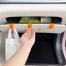 1 Streamlined Car Storage Hook-Compact Wall-Mounted Glove Box And Car Accessories Organizer, Made Of Durable Materials, Specially Designed For Small Objects In The Car, Is An Ideal Car Storage And Interior Finishing Tool. - A - View 4
