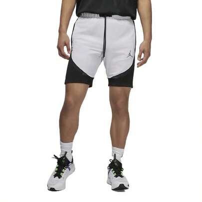 Nike Jordan Logo Micro-Label Lace-Up Color Block Casual Athletic Shorts For Men