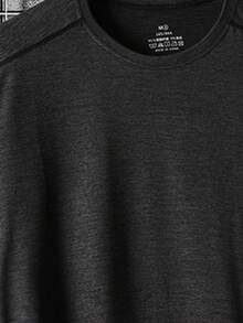 3pcs/Set Camisetas de manga corta para hombre, estilo casual para exteriores - Multicolor - Ver 5