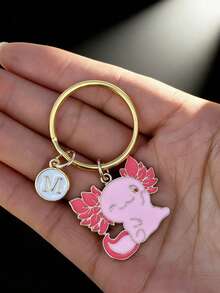 Pink, Closed-eyes, Raised-hands Hexagonal Dragon