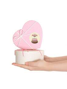 1 Roll Happy Birthday Stickers, Envelope Gift Box Packaging Self-Adhesive Sealing Stickers, 8 Different Styles - Multicolor - View 2