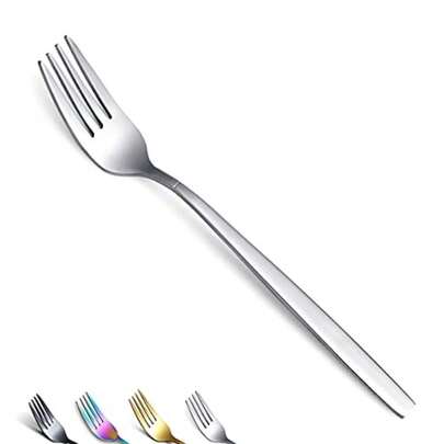 Dinner Forks Of 6 Stainless Steel Modern Fork Set Forks And Spoons Silverware Spoons And Forks Set