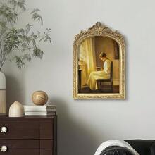 Picture Frame, Gold Vintage Arched Frame Decor For Tabletop And Wall Mounting, Antique Arched Photo Decor For Home, Gold, 6x8 Inch - GoldVintage6x8inches - View 10