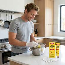 金属抛光膏，家用厨房炉灶不锈钢清洁、去污、翻新、增亮 - 1set - 查看 6