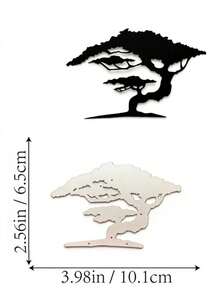 1pc Branch Metal Cutting Dies For Card Making, Wedding Invitation Card Border Die Cuts Carbon Steel Embossing Stencil Template Cutting Tools For DIY Scrapbooking Paper Card Photo Album Craft Supplies New Arrival - Branch - View 10