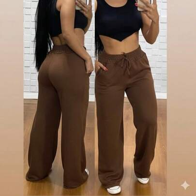 Calça Feminina Lanzinha Moda Inverno Calça pantalona Frio inverno