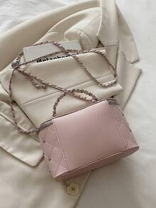 2026 New Arrival Wholesale Unique High-Quality Makeup Case Box, Mini Lipstick Bag, Shoulder Crossbody Bag For Women - Pink - View 11