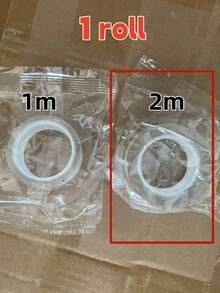 1 Roll Thick & Good Quality Transparent Acrylic Nano Double-Sided Adhesive Tape, Creative Magic Nano Tape, Kitchen Stickers, Stickers, Wall Stickers, Home Decor Vinyl Stickers, Spring Home Decor Items, Decorative Stickers, High Viscosity Acrylic Double-Sided Tape, Nano Tape, Kitchen Stickers, Stickers, Wall Stickers, Home Decor Vinyl Stickers, Spring Home Decor Items, Decorative Stickers, Transparent Nano Double-Sided Adhesive Tape, Residue-Free Strong Nano Adhesive Tape - Transparent - View 14
