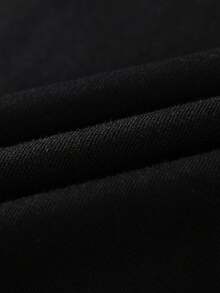 Cotton Short-Sleeved Summer New Printed Tops Fashion Loose T-Shirts - Black - View 5