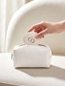Dior Gương cầm tay/gương trang điểm nhỏ gọn hình trái tim màu trắng - trắng - Xem 4