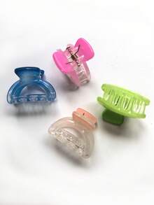 20个渐变色2.5厘米发夹，适合女士发型装饰，强力夹刘海，多功能，春夏时尚发饰沙滩爪夹夏季沙滩发夹 - 彩色 - 查看 4