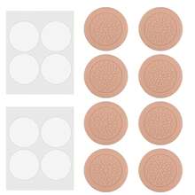 8 pièces de tapis de planche à découper antidérapants avec des tampons en silicone auto-adhésifs. Imperméables, amortissants et réducteurs de bruit pour les planches à découper. Tampons multifonctionnels pour chaise/tabouret. - Voir 12