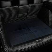 1pc All-Weather Car Trunk Mat, Pet-Friendly Car Seat Cover, Durable Dog-Specific Car Cargo Liner - Fits Sedans, SUVs And Trucks - Black - View 6