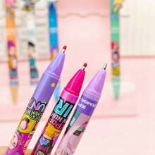 Hasbro 1/3/6支装 女巫猎人 KPOP 香味可擦啫喱笔，高品质书写笔，适合学生和办公人士使用 - 彩色 - 查看 6
