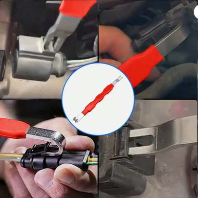 Alicate de corte de chicote elétrico automotivo, alavanca de corte elétrico de cabeça dupla, ferramenta para desmontagem de conectores de chicote elétrico