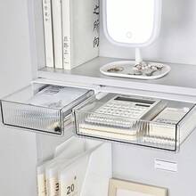 Under Desk Drawer, No Drilling Required, Hidden Storage Box, Suitable For Office And Student Desks, Can Hang Stationery And Miscellaneous Items - Multicolor - View 8