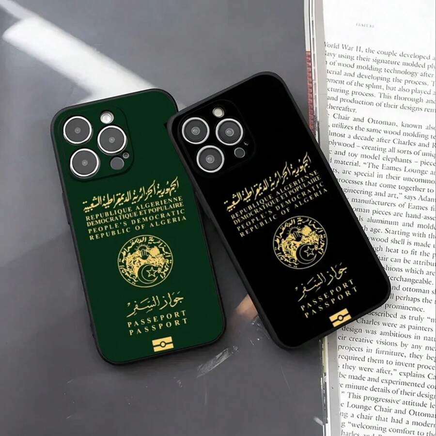 Funda de silicona a prueba de golpes para teléfono AlgeraMapFlagPassportPhone17161511121413ProMaxMnXSXR7Plus16EAr17air - -5 - Ver 1