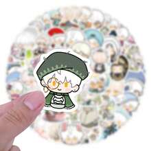 Cute Big Head Stickers, Suitable For Decorating Stationery, Water Cups, Luggage, Refrigerators, Skateboards, Guitars - Multicolor - View 7