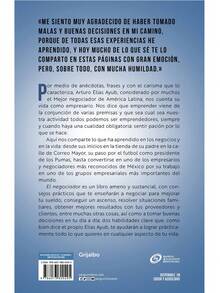 LIBRO PARA EMPRENDEDORES/ NEGOCIOS- EL NEGOCIADOR. Impulsa tu mentalidad y aprende a cerrar acuerdos como un verdadero experto con El Negociador de Arturo Elías Ayub. En este libro inspirador, uno de los empresarios más influyentes de México comparte sus estrategias reales de negociación, liderazgo y toma de decisiones en el mundo de los negocios. Con ejemplos prácticos, anécdotas y consejos directos, descubrirás cómo convertir cada oportunidad en un ganar-ganar. Ideal para emprendedores, vendedores y líderes que buscan crecer, influir y alcanzar el éxito con inteligencia y visión. - Libro único - Ver 2