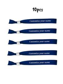 [Personalizado] Pulseras para fiestas personalizadas, pulseras de cinta desechables, pulseras de registro de eventos de conferencia, personalizadas para actividades, cumpleaños, bodas, reuniones grupales, festivales de música y conciertos, que agregan un ambiente festivo a los conciertos de música y celebraciones festivas - Multicolor - Ver 15