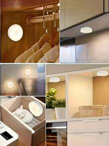 Đèn cảm biến chuyển động - Bật/Tắt tức thì, có 2 màu để lựa chọn, phù hợp trang trí hành lang, phòng ngủ, nhà bếp và phòng khách. Lý tưởng làm quà tặng Giáng sinh, Lễ Tạ ơn, Năm mới, Ngày Valentine - Thiết kế thời trang - Nhiều màu - Xem 8