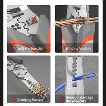 Multi-Functional Wire Stripping Tool - Stripper/Cutter/Crimper, Professional Electrical Tool For Industrial And Household Use - Wire Strippers - View 6