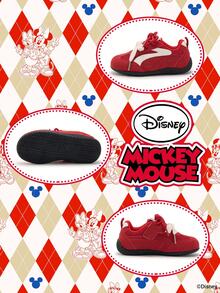 Authorized Collaboration With Mickey Mouse | A Pair Of Disney Children's Sneakers, Suitable For Daily, Festival, Sports, And Outdoor Wear. It Fits The Foot Comfortably, Is Anti-Slip, Wear-Resistant, And Breathable (Boys' Sneakers, Boys' Board Shoes, Children's Sneakers, Girls' Sneakers, Girls' Board Shoes) - Red - View 4