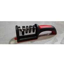 Afilador de cuchillos multifunción, afilador rápido de cuchillos para el hogar, piedra de afilar cuchillos y tijeras de cocina, herramienta práctica para afilar cuchillas - Imagen - Ver 6