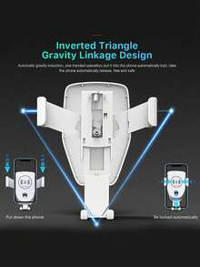 15W重力感应无线车载充电器，兼容苹果、安卓QI标准无线充电手机， 8/X/11/12/13/14/15/16/17系列无线充电器 - A - 查看 7