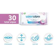 WaterWipes Sensitive+ Body And Intimate Wipes 3-In-1 Cleans Cares Protects 99.9% Water Unscented And Hypoallergenic Hygiene Wet Wipes Adult Care 30 Wipes 1 Packs - 30 Count Pack of 1 - 查看 2