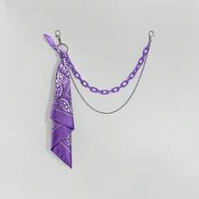 1件嘻哈裤链配饰，荧光树脂裤链，腰果花方巾腰链，适合夏季、秋季、万圣节等场合。 - 彩色 - 查看 15