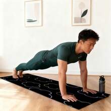 1pc 71*22inch Yoga Mat, Various Floral Patterns Available - Non-Slip Durable Extra Wide & Thick Fitness Mat, Home & Professional Beginner Yoga Training Mat - Multicolor - View 7